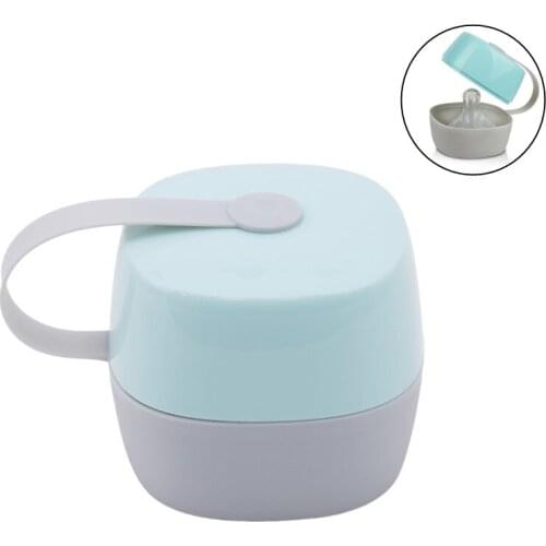 Baby Feeding Nipple Storage Box Soild Portable Baby Infant Kids Pacifier Nipple Cradle Case Holder Travel Storage Box 3 Colors
