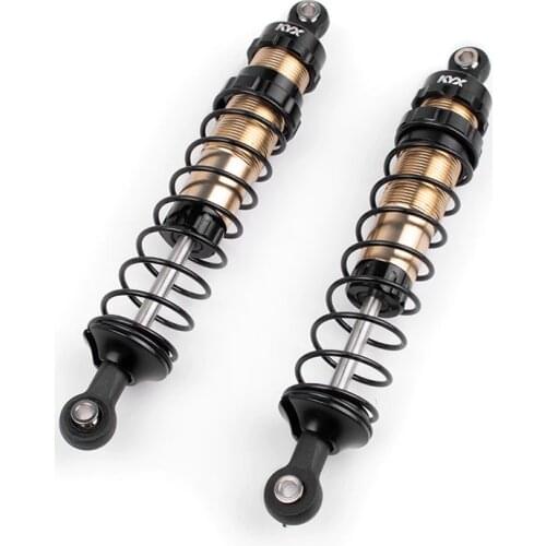 KYX Racing 100mm Metal Shock Absorber Upgrades Parts Cars Accessories for 1/10 RC Crawler Car Axial SCX10 D90 (2pcs)