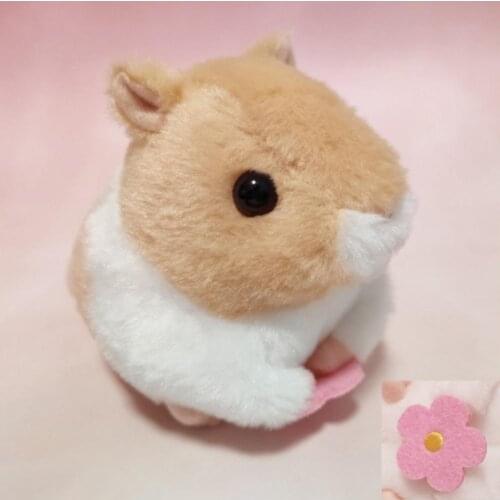 Cute Hamster Doll Toy Animal Stuffed Plush Toy Key Chain Pendant Girl Gift Kids Sleeping Back Cushion Cute Stuffed