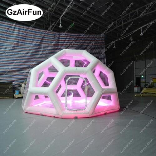 Inflatable Lawn Dome hiking football soccer beach wedding Tent Camping Backyard Inflatable Bubble Tent