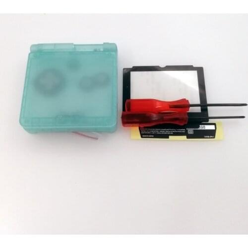 NEW Color GITD Glow in the Dark Clear Green For Nintendo GameBoy Advance SP Shell For GBA SP console Housing Case Cover