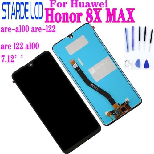 Original Display For Huawei Honor 8X MAX LCD Touch Screen Digitizer Replacement LCD Display JSN-AL00 Repair Part