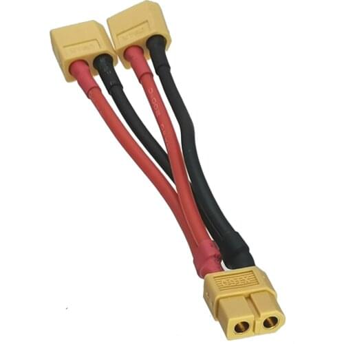 XT60 Parallel Battery Connector Y Splitter Cable 1F2M for DJI Phantom