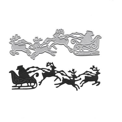 Christmas Metal Cutting Dies Scrapbooking Embossing Folder for Card Making Craft Mold Photo Alum DIY Slimline Dies Handmade