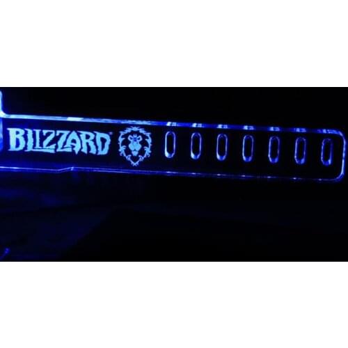 Hot Blue For Allianc LED Luminous Computer Office Main Box PCI Graphics Cards Custom Support Frame Display Card Components Jack