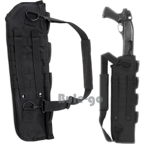 19" Tactical Shotgun Rifle Scabbard Bag Molle Shoulder Sling Case Padded Bag Shoulder Sling Case Padded Holster For Hunting