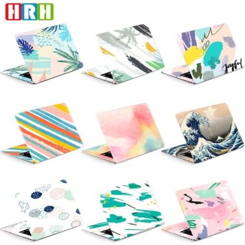 HRH 2 in 1 Creative Abstraction Design Laptop Decal Stickers Guard Skin For 11/12/13/14/15/16 inch for MacBook for HP for Dell