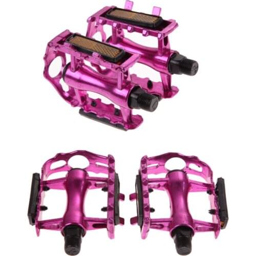 Universal Bicycle Pedal Aluminum Alloy Road Mountain Bike Pedal Wide Platform Ball Bearing MTB Pedals Cycling Part