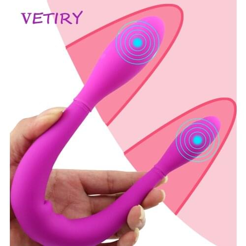 VETIRY Strapless Strapon Dildo Vibrators for Women Vaginal Double Penetration Dildo Massager Sex Toys For Lesbian Sex Products