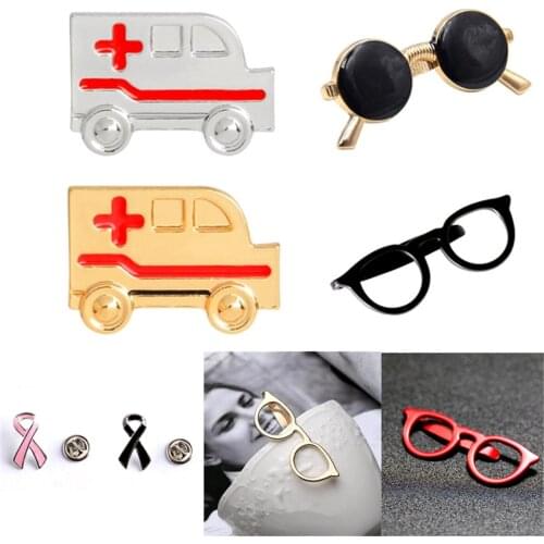Vintage Glasses Shape Tie Clip Bar Necktie Pin Clamp Mens Accessories Party Gift
