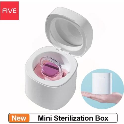 Youpin Five Multifunctional Portable Mini Sterilization Box Pacifier Headphone Sterilization Shaving Head Disinfection