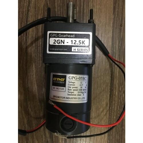 2GN-12.5k Taibang 12V 30W / DC Motor / Reducer Motor / Brushed GPG-05SC replace GPG-06SC