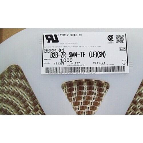 B2B-ZR-SM4-TF CONN HEADER ZH TOP 2POS 1.5MM Connectors terminals housings 100% new and Original parts B2B-ZR-SM4-TF(LF)(SN)