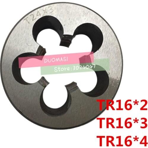 Free shipping 1PCS TR16*2 TR16*3 TR16*4 die ,T = TR trapezoidal round die T die,Threading Tools Lathe