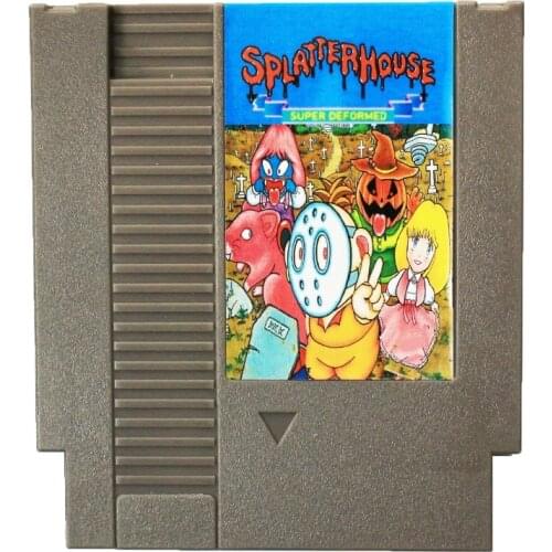 Splatter House 72 Pins cartridge 8 Bit Game Card Drop Shipping
