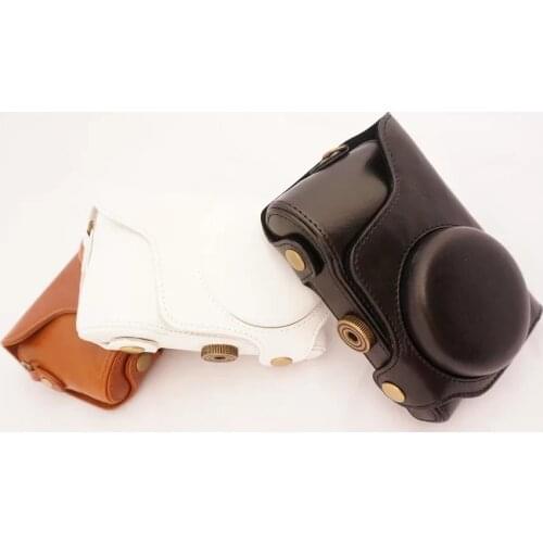 Pu Leather Camera Case For Samsung GALAXY EK-GC100 GC100 GC200 EK-GC-200 GC110 Digital Camera Bag Black Cover