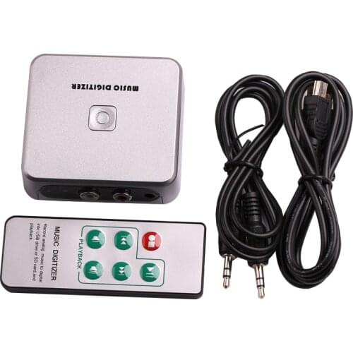 EZCAP 241 Music Digitizer Audio Capture Recorder Box Convert Old Analog Music To MP3 Format Save To USB U Flash Drive or SD Card