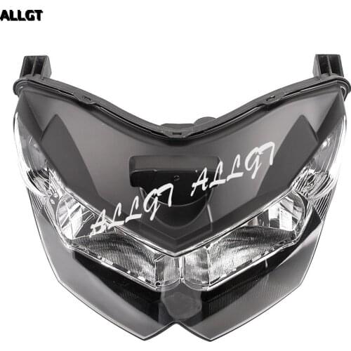 ALLGT Clear Motorcycle Headlight Headlamp Assembly for KAWASAKI Z1000 2007 2008 2009