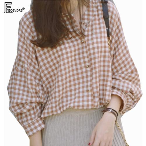 Женские хлопковые рубашки FNIOEVDRS China At AliExpress