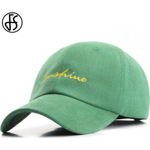 FS 2021 Trendy Yellow Green Hip Hop Caps For Men Women Snapback Trucker Hat Outdoor Sports Baseball Golf Cap Gorras Hombre
