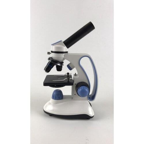 Lab upper and lower led light source 40X-100X-400X Educational Toy Gift Refined Biological optics Microscope for child