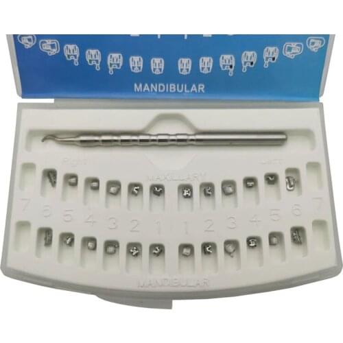 Orthodontic metal self-locking brackets Three-hook brackets without hooks Dental Stomatology Self-locking brackets