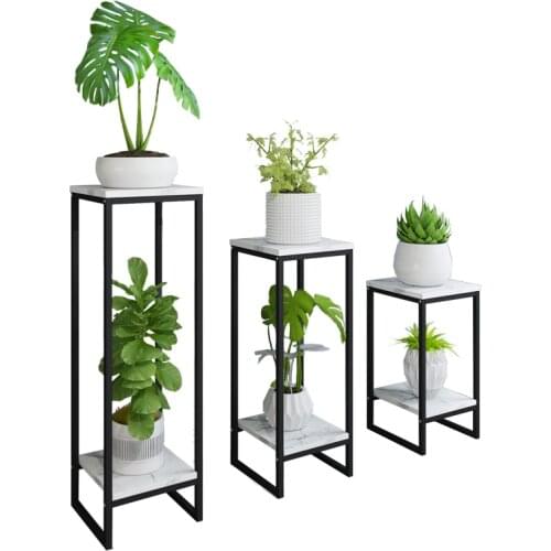 Environmentally Friendly Material Nordic Iron Flower Stand, Strong and Stable, Floor-to-ceiling Flower Pot Stand, Home d