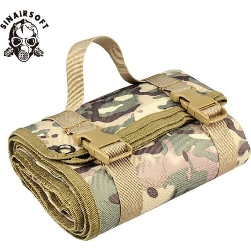 Non-slip Tactical Airsoft Shooting Mat Hunting Mat Roll-up Combat Gun Rifle Blanket Nylon Waterproof Camping Foldable Pad Cloth