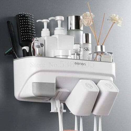 Toothbrush Rack, Non Perforated Mouthwash, Toothbrush Cup, Wall Hanging Toilet, Wall Suction Type, Wall Hanging Tooth Set, Stora
