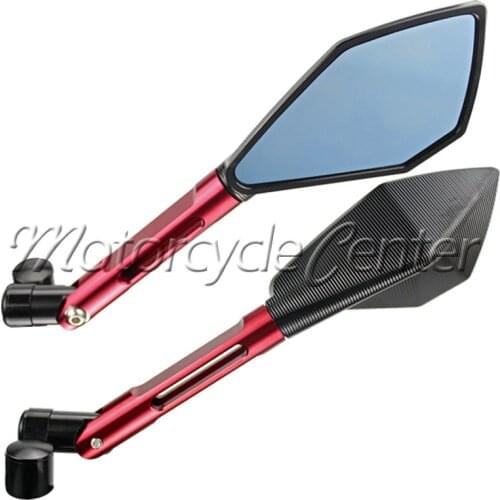 Universal CNC Aluminum Side Rearview Mirrors For Ducati Streetfighter 848 Multistrada 1200 Multistrada 1000DS Diavel Carbon AMG
