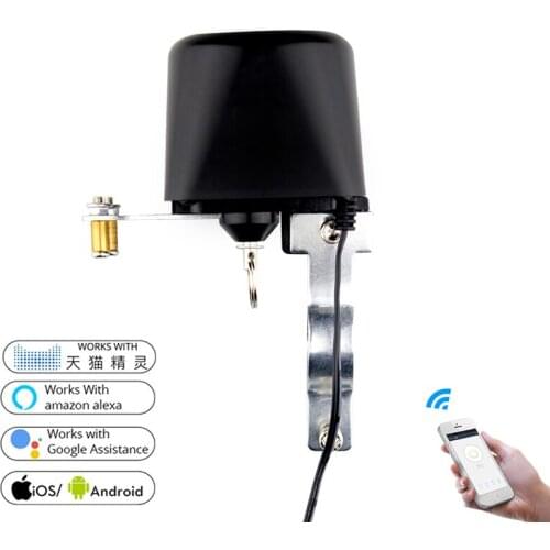 TUYA Wifi Water Valve Controller DN15/20 Gas Valve App Remote Intelligent Control Manipulator Smart Home Security Alarm System