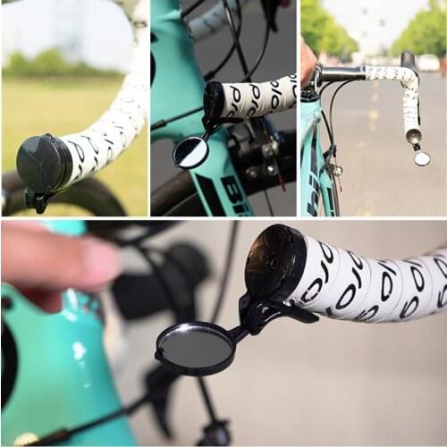 Adjustable Degree Bicycle Handlebar Rearview Plug Rear View Mirror Bicycle Accessories Bike Rear Mirror Road Mountain Cycling