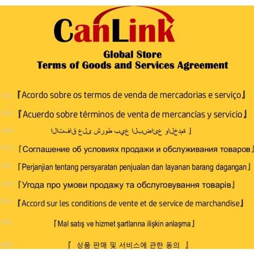 Order Agreement on terms of merchandise sales and service of all product of CanLink Global Store
