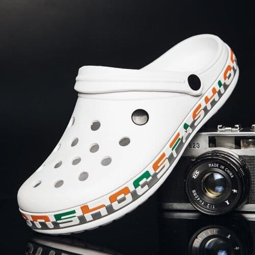 Womens Clogs Beach Sandals Mens Summer Slippers Slides Shoes Unisex White Slip-on Shoes Casual High Quality 2011New Fashion