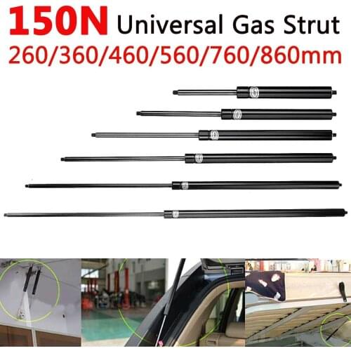 1pcs 150N 260-860mm Car Gas Strut Bars Gas Spring Hood Support Rod Shock Lift for RV Bed Window Bus Caravans