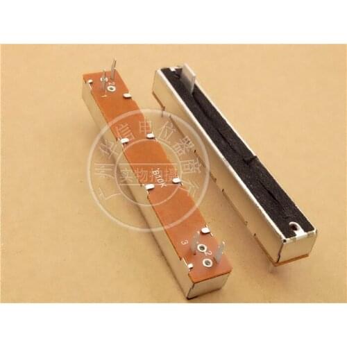 1pcs Stroke 60mm SL608V Mixer 88mm Fader Single Slide Potentiometer SL60V B10K / Handle Length 8B