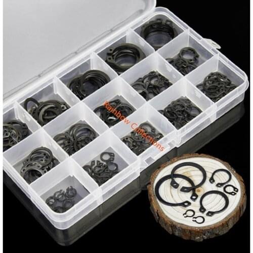 175pcs/set M5-25 circlip for hole C Type Retaining Ring Inner Card Spring