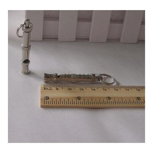 200 pieces High Quality Stainless steel Dog Puppy Whistle Ultrasonic Adjustable Sound Key Training for Dog Pet