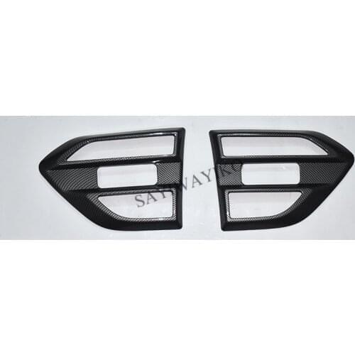 2015-2019 Suitable for Rangers Pickup Accessories ABS CHROME Side Fender Guards fit For RANGER 2016 Vent Cover Trim
