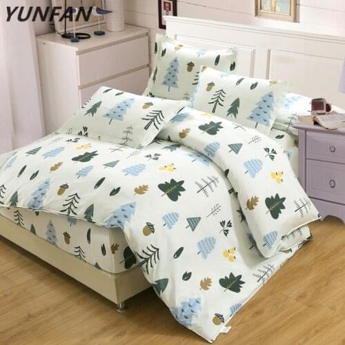 White Bedding Sets Christmas tree Duvet Cover Bed Set Pillowcases Double Queen King twin full Size 4PCS New fashion Bedclothes