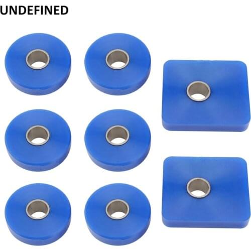For Peterbilt 379 HM75-66164 HM7566164 30.4019 Motorcycle Hood Hinge Pivot Bushing kits 8pcs Round Square Mount Bushings Set