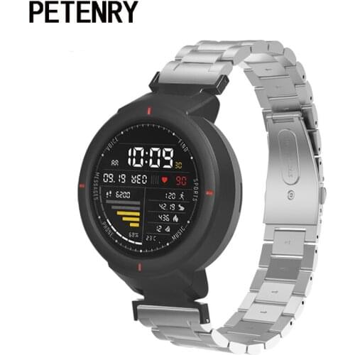 Bracelet for Xiaomi Huami Amazfit Verge Strap Metal Stainless Steel Wristband Watch Band for Amazfit Verge 3 Accessories