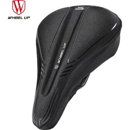 WHEEL UP Bicycle Silicone Saddle Cover Cushion Breathable Mountain Road Bike Seat Covers Mat Silica gel Pads Cycling