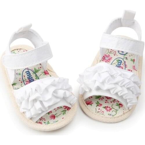 Baby Sandals Summer Kids Girl Soft Sole Shoes Anti-slip Shoes Prewalkers Walking Shoes For Girls Children Casual Shoes