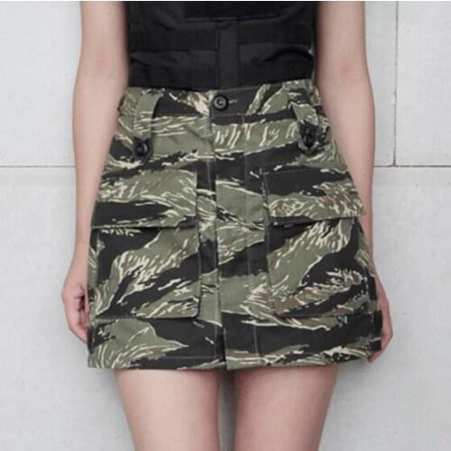 Camouflage skirt Women Military uniform Tabby US army Miniskirt