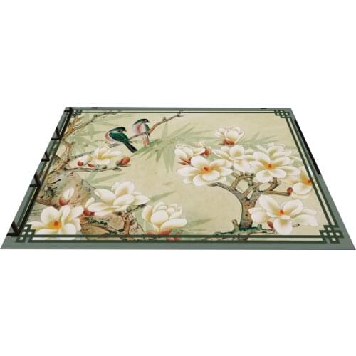 Chinese-style carpet on the sofa of the new Chinese-style Chinese wind living room Simple modern full-paved bedroom rugs