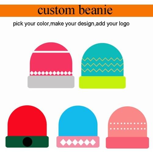 Minimun wholesale 50pcs!cutom hat winter hat cutom beanie hat make your design pick your color add your logo