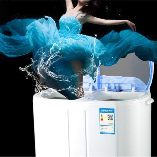 3.5kg double-drum double-cylinder double-cylinder semi-automatic small washing machine for washing 220V