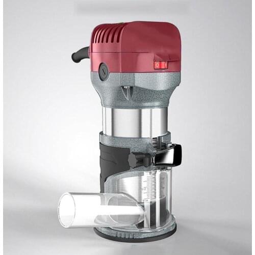 Aluminum Alloy Adjustable Balance Trimmer Base For Woodworking Edge Cutter Milling Electric Trimming Machine