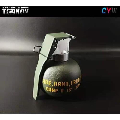 Escape From Tarkov Tactical M-67 Grenade Dummy Model Plastic M67 Frag Gren Molle Storage Pouch